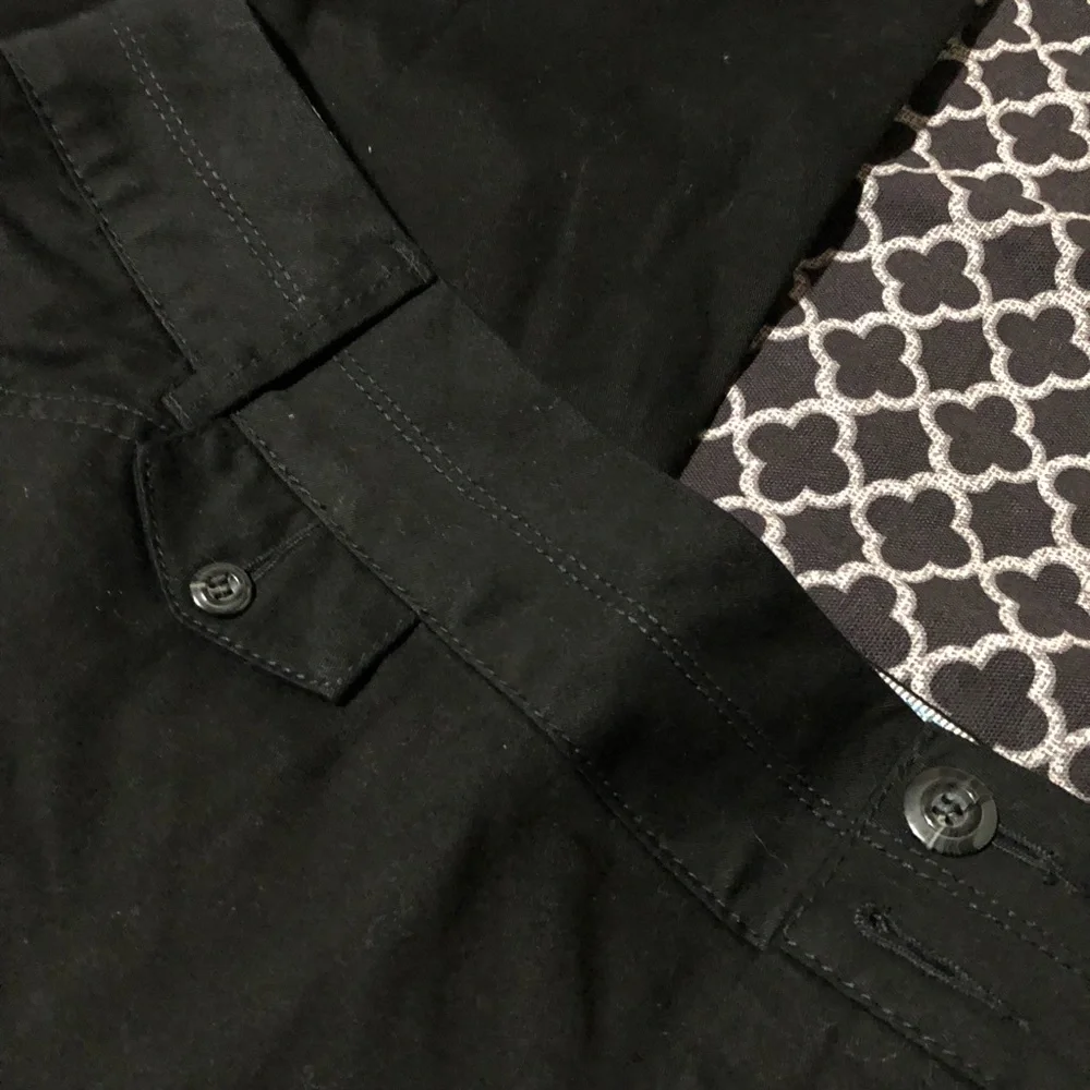 Lane Bryant Womens Black Slacks Chino Plus Pants Sz 24 - Picture 2 of 4